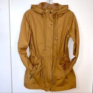 Mustard / Gold Outer Edge Jacket with Gold Details